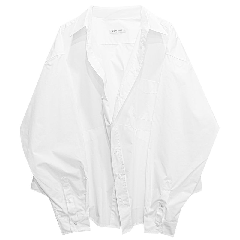 OVERSIZED TWO WAY COTTON SHIRT