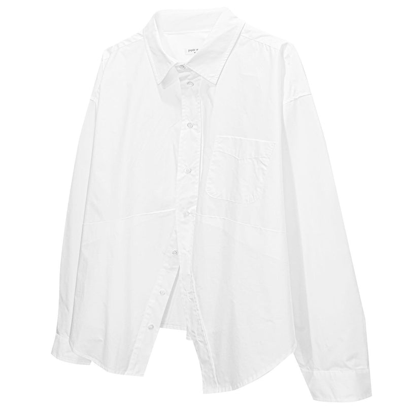 OVERSIZED TWO WAY COTTON SHIRT