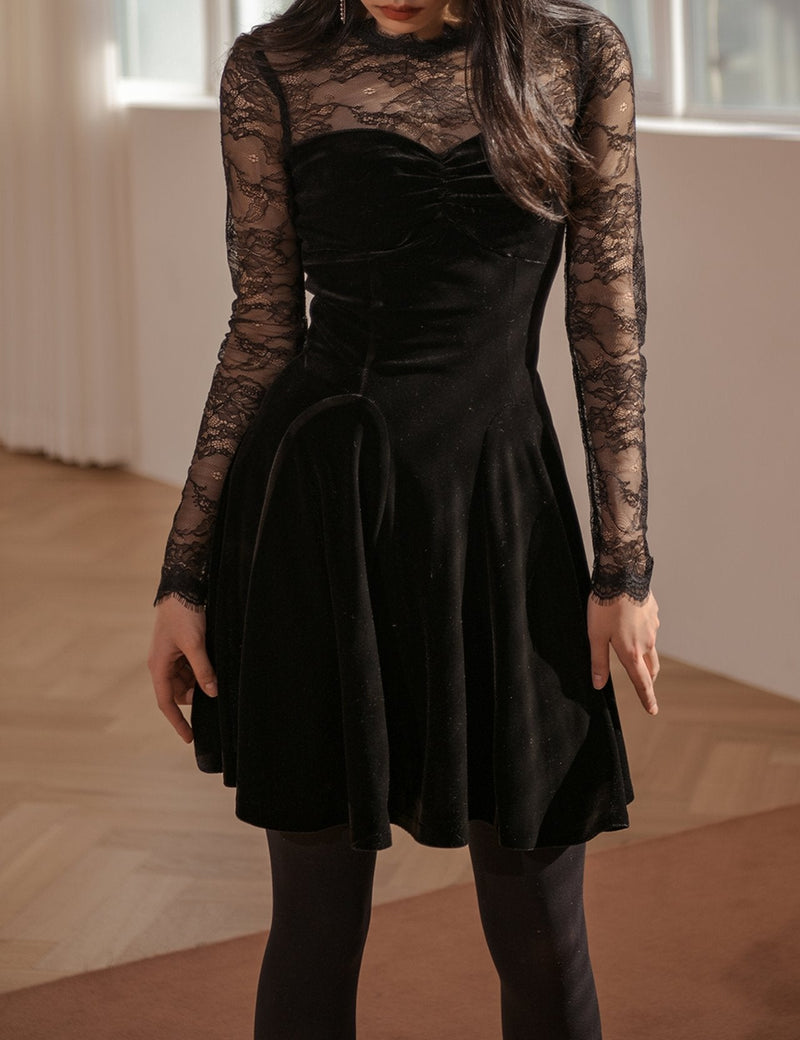 SUZY VELVET DRESS