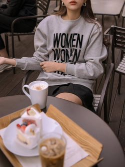 PRINTED WOMEN SWEATSHIRT